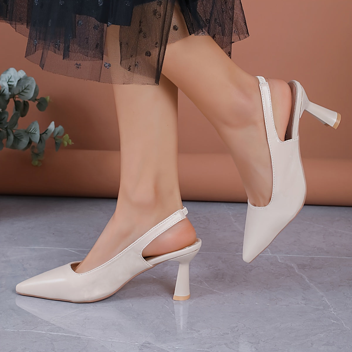 Sophia | Elegáns Slingback Magassarkú