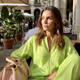 Natalia | Elöl cipzáras blouson felső, széles szárú nadrág szett