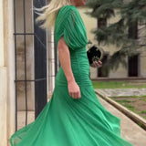 Sienna | Elegáns Zöld Ruha