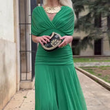 Sienna | Elegáns Zöld Ruha