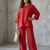 Prue | Oversize tunika és széles szárú nadrág szett