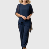 Linda | Drapált palazzo nadrágos öltöny