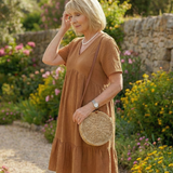 Delphinia | Woven Ease Dress