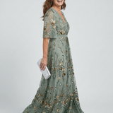 Selora | Halter Bloom Flow Maxi Ruha
