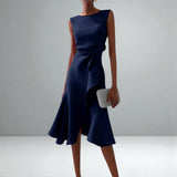 A Juliette Draped Midi Ruha