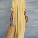 Manelle™ | Maxi Ruha Minimalista Vonallal