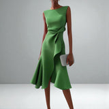 A Juliette Draped Midi Ruha
