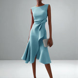 A Juliette Draped Midi Ruha