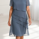 Linda | Elegáns Kényelem Ráncos Ruha