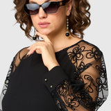 Edyth™ Elegáns Csipke Ruha