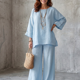 Prue | Oversize tunika és széles szárú nadrág szett