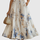 Rowella | Elegáns Plissé Maxi Ruha