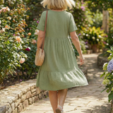 Delphinia | Woven Ease Dress