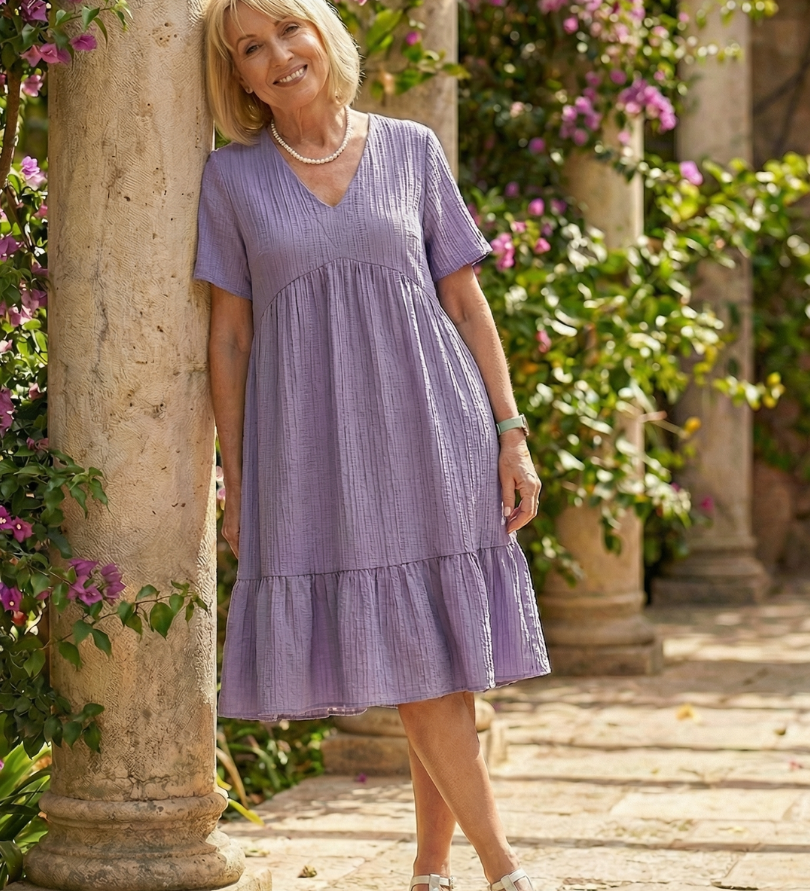 Delphinia | Woven Ease Dress