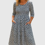 Meliora | Napi Elegancia Midi Ruha – Kellemes Kényelem, Időtlen Magabiztosság (S-5XL)