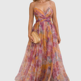Giselle™ | Virágmintás Maxi Ruha