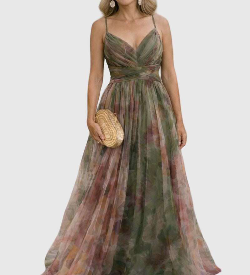 Giselle™ | Virágmintás Maxi Ruha