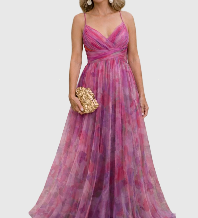 Giselle™ | Virágmintás Maxi Ruha