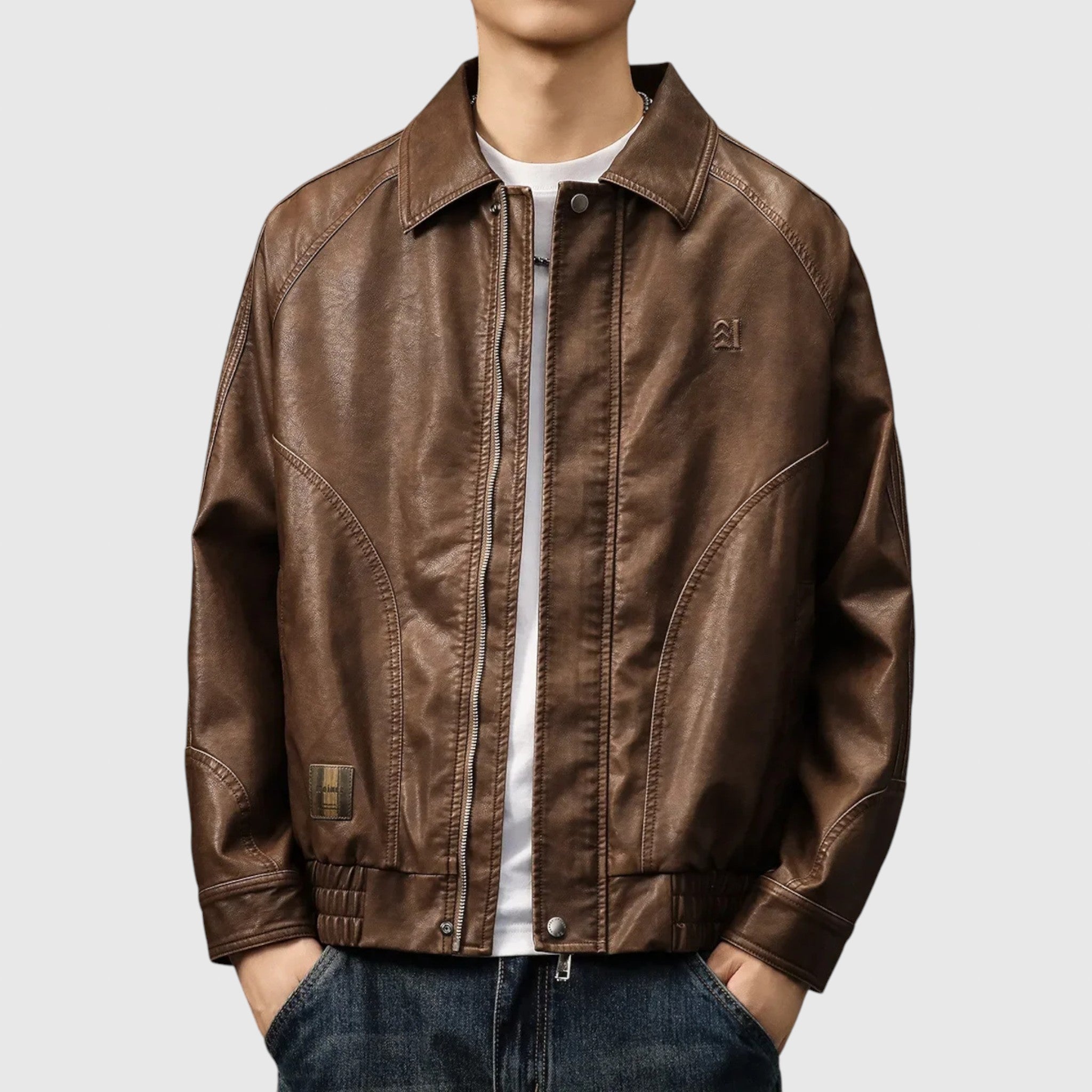 Živko-Széles bőrkabát