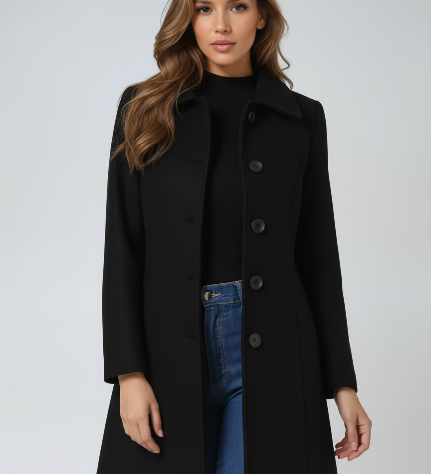 Josephine - Női Egysoros Téli Trench Kabát