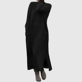 Mara Kötött Maxi Ruha – Kényelmes Hosszú Ujjú Oversized Téli Ruha