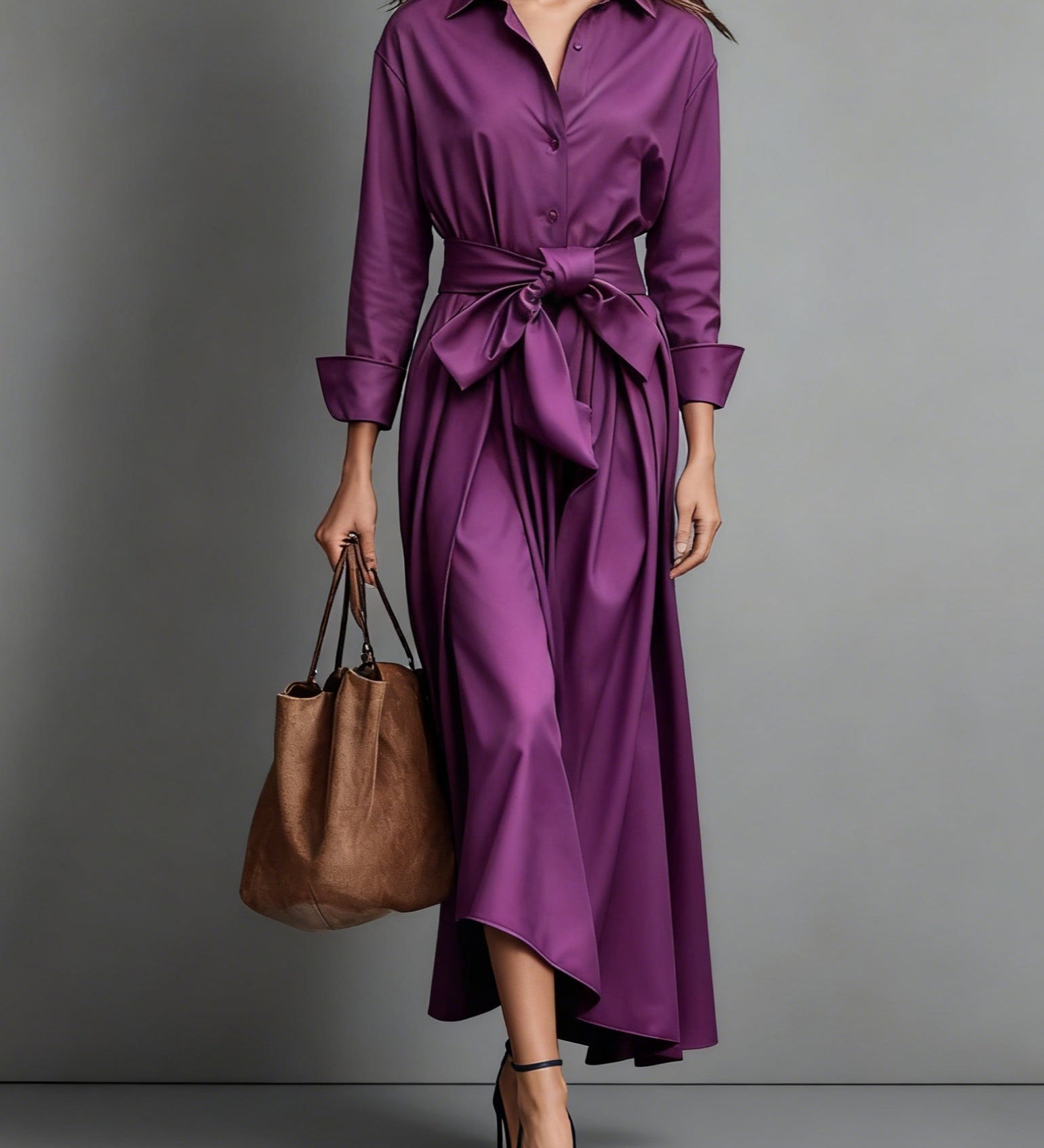 Marise™ | Elegáns Maxi Ruha Masni Részlettel