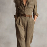 Anna™ || Elegáns kockás overall