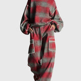 Louise - Kockás, színblokkolt, két részes szett