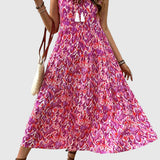 Emese™ | Bohém Batik Mintás Maxi Ruha