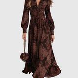 Ariane™ | Paisley Maxi Ruha Derékhangsúlyozással