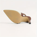 Amélie | Kontrasztos Slingback Magassarkú
