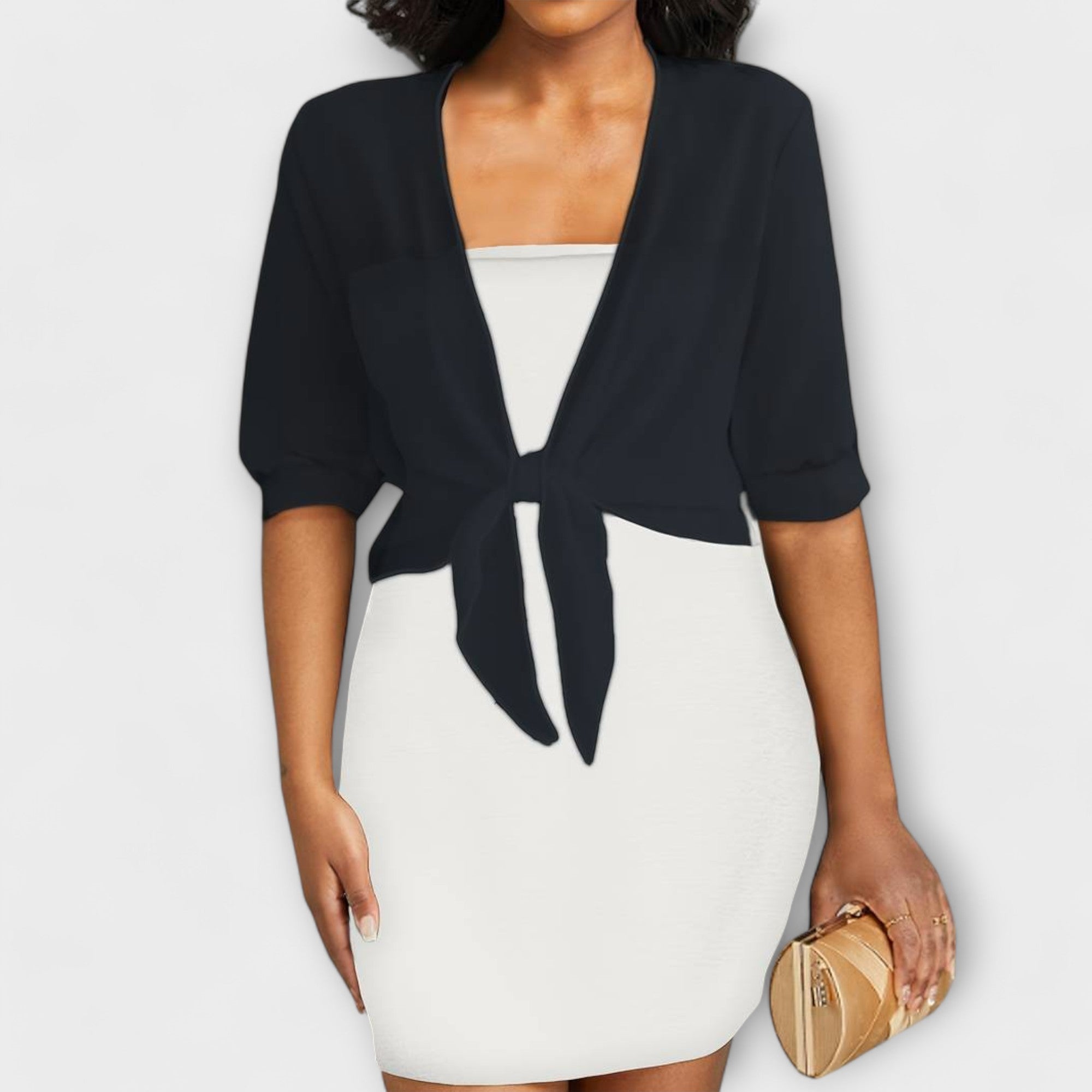 Olivia - Blúz nyitott elülső panellel