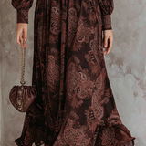 Ariane™ | Paisley Maxi Ruha Derékhangsúlyozással