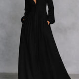 Celine | Elegáns Gombos Maxi Ruha