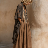 Boho Retro Laza Vászon Pamut Két Részes Szett