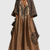 Boho Retro Laza Vászon Pamut Két Részes Szett