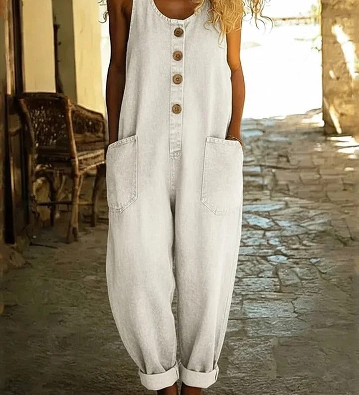 Saylor | Vintage Mosott Pamut Farmer Overall