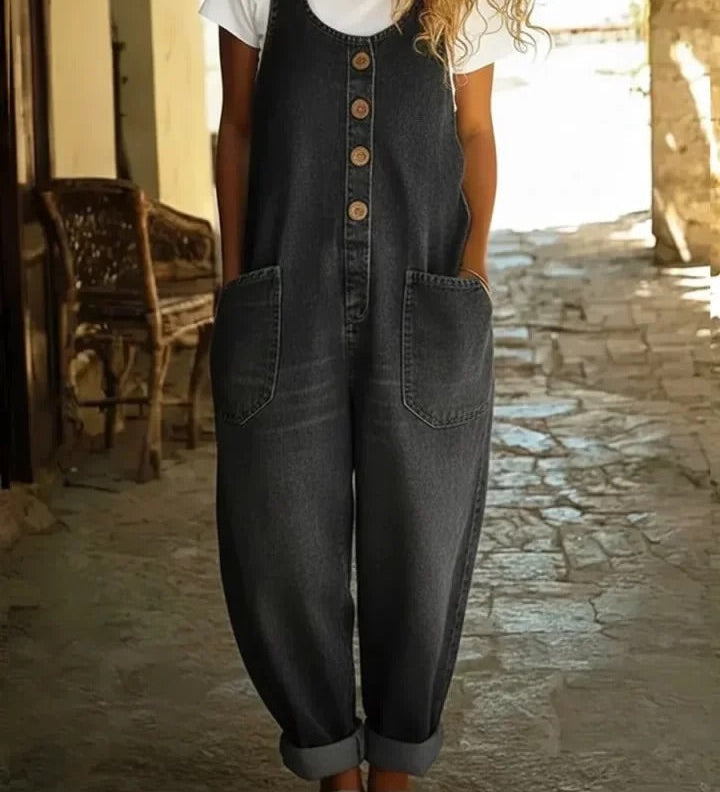 Saylor | Vintage Mosott Pamut Farmer Overall