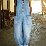 Saylor | Vintage Mosott Pamut Farmer Overall
