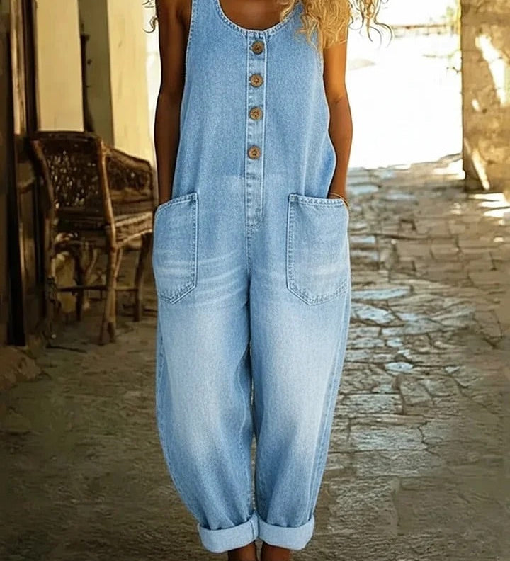 Saylor | Vintage Mosott Pamut Farmer Overall