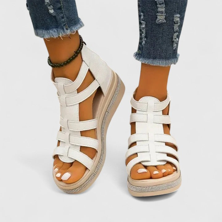 Kendall | Orthopéd Strass Szandál