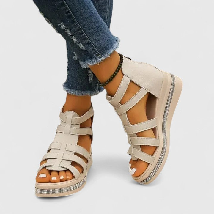 Kendall | Orthopéd Strass Szandál